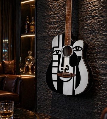 Nod to Picasso Fender Electro Acoustic Guitar