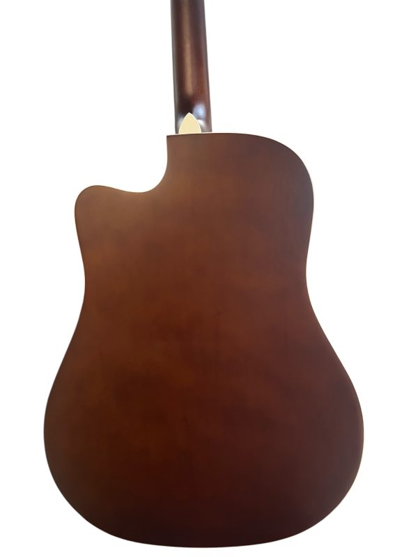 Leather and Studs Fender Electro Acoustic Guitar - Image 3