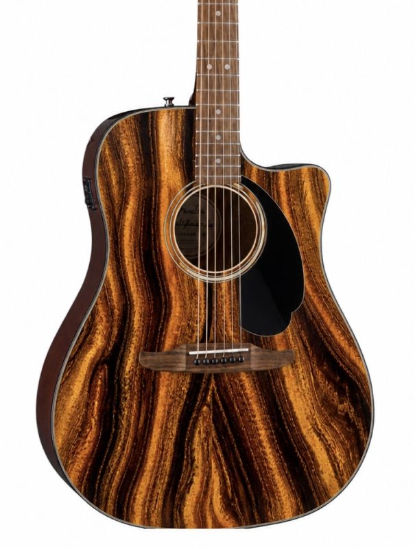 Tiger's Eye Fender Electro Acoustic Guitar