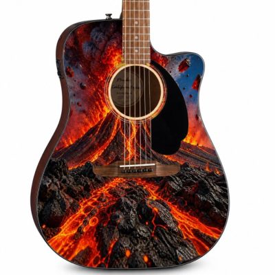 Volcano Fender Electro Acoustic Guitar